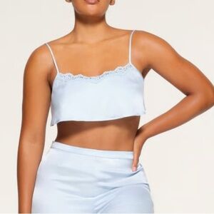 SKIMS Bridal Silk Pajama Top. Size XLarge. New Without Tags.